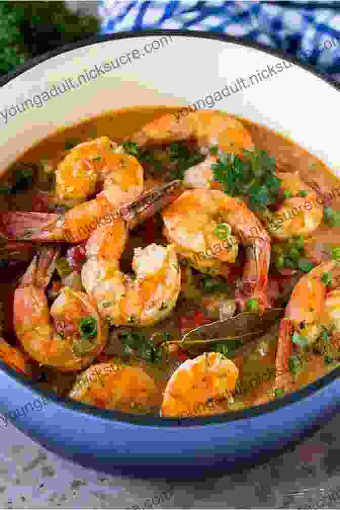 A Bubbling Pot Of Shrimp étouffée, Its Rich Roux Enveloping Succulent Shrimp And Vegetables Crab: 50 Recipes With The Sweet Taste Of The Sea From The Pacific Atlantic And Gulf Coasts