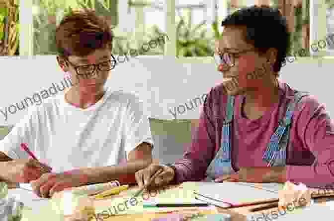 A Family Sitting Together At A Table, Writing In Notebooks And Smiling. Chapter Won: A Celebration Of Families Co Writing Together (Authorpreneur)