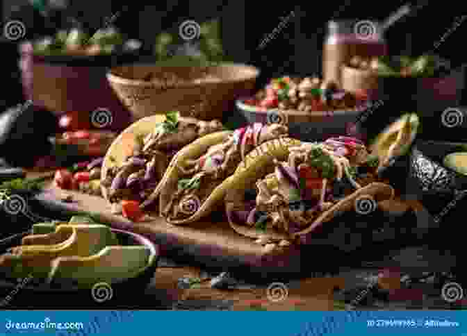 A Photo Of A Plate Of Tacos With A Variety Of Fillings Creole And Cajun Cookbook: The Ultimate Source For Easy Authentic And Delicious Recipes