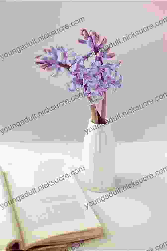 A Photograph Of A Vase Filled With Violet White Flowers, Their Delicate Blooms Adding A Touch Of Elegance To A Festive Holiday Setting. Tidings Of Holiday Joy Violet White