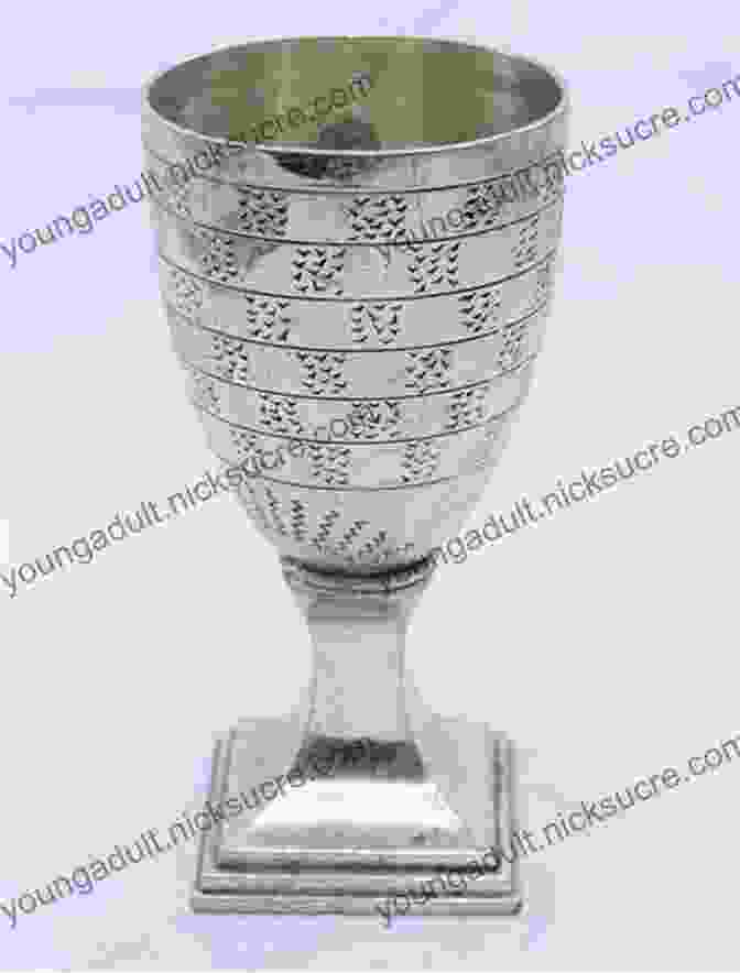 A Silver Goblet Adorned With Intricate Engravings, Filled With A Crimson Liquid, Symbolizing The Duality Of Existence In Medieval Fantasy. A Soul Of Steel: Medieval Fantasy In Post Arthurian Britain (Cup Of Blood 2)