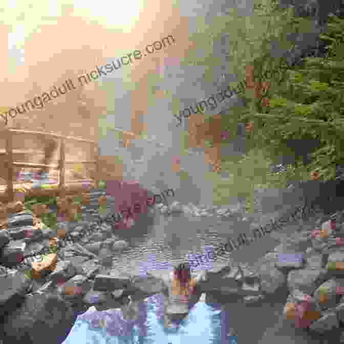 Bathers Relax In The Warm, Mineral Rich Waters Of An Oregon Coast Hot Spring, With The Rugged Coastline And Crashing Waves Visible In The Background. Oregon Day Trips By Theme (Day Trip Series)