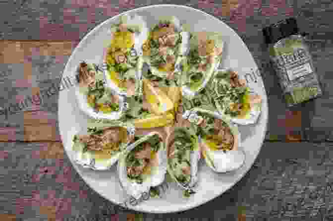 Plump Grilled Oysters Adorned With A Vibrant Lemon Herb Butter Crab: 50 Recipes With The Sweet Taste Of The Sea From The Pacific Atlantic And Gulf Coasts