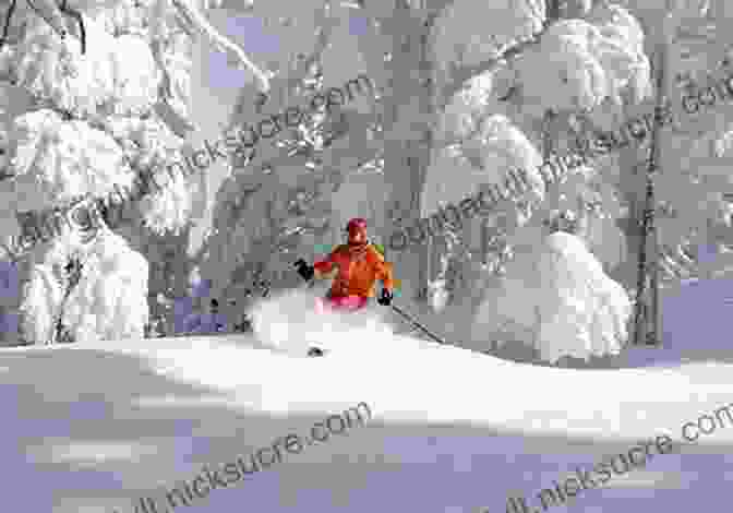 Skiers Descend The Slopes Of Mount Bachelor Against A Backdrop Of Snow Capped Peaks And Blue Skies. Oregon Day Trips By Theme (Day Trip Series)