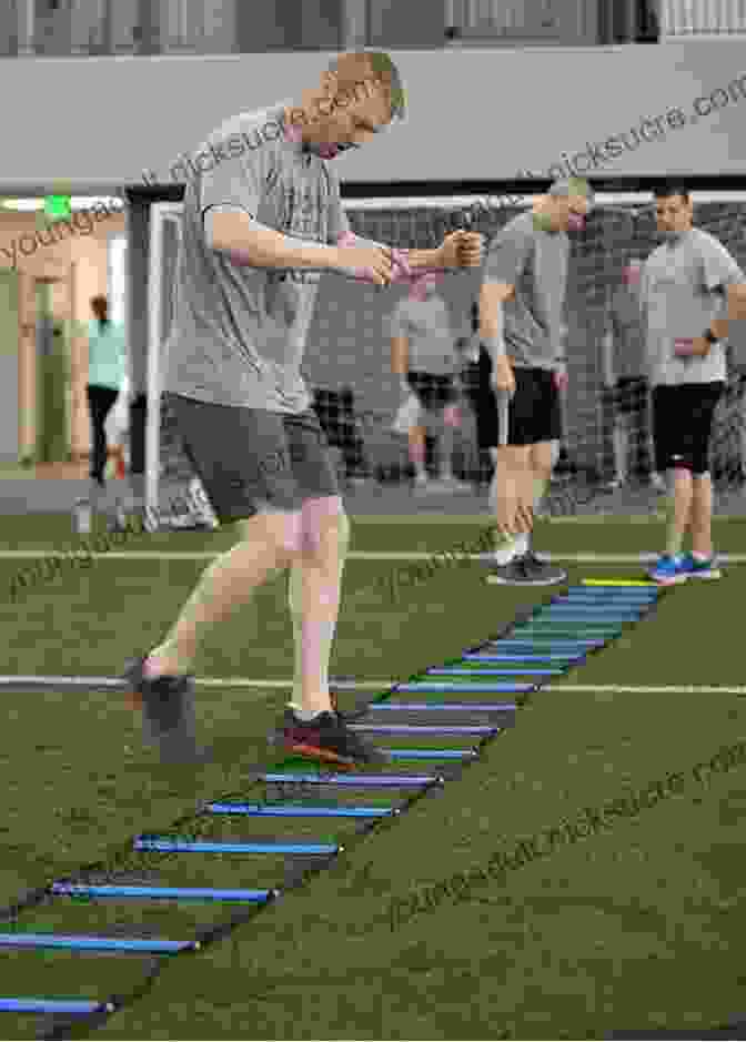 Soccer Player Performing A Ladder Drill Soccer Speed Richard Bate