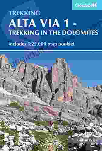 Alta Via 1 Trekking In The Dolomites: Includes 1:25 000 Map Booklet